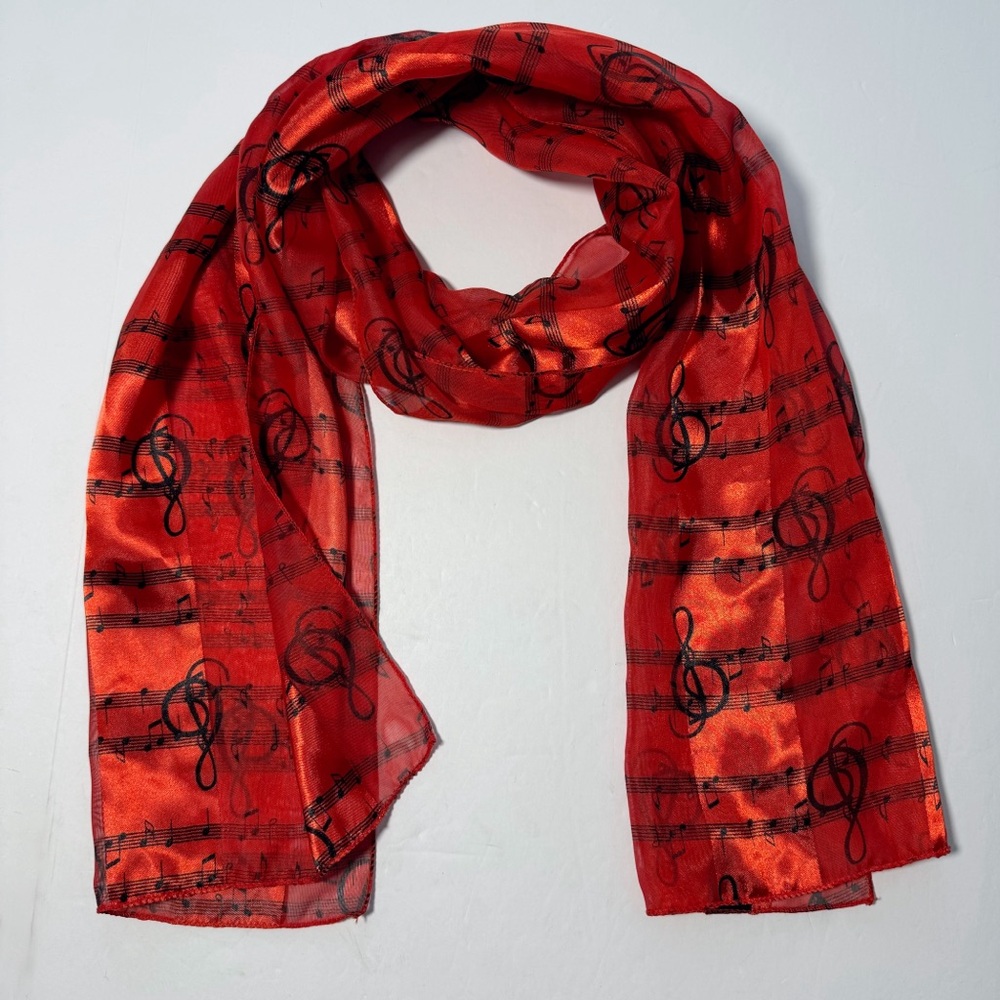 Sheet Music Scarf